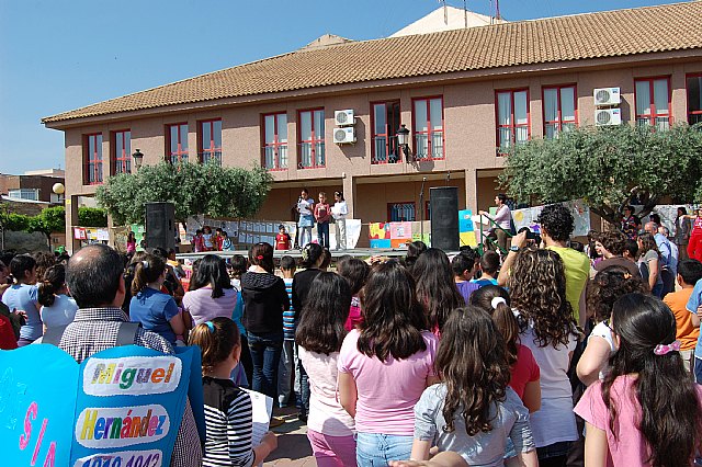 Los escolares de Alguazas homenajean a Miguel Hernández - 3, Foto 3