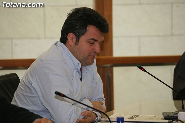 El portavoz de IU en el Ayuntamiento, Pedro Martínez Gómez, en una foto de archivo / Totana.com, Foto 1