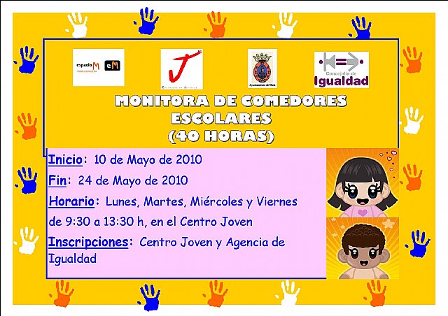 Mula acoge un curso de Monitora de Comedores Escolares durante este mes de mayo - 1, Foto 1