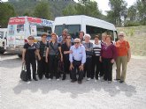 Los usuarios del Centro Municipal de Personas Mayores de El Paretn-Cantareros realizan una visita al Yacimiento Argrico de La Bastida