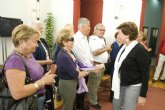 La alcaldesa recibe a socios de la Casa Regional de Murcia en Canarias