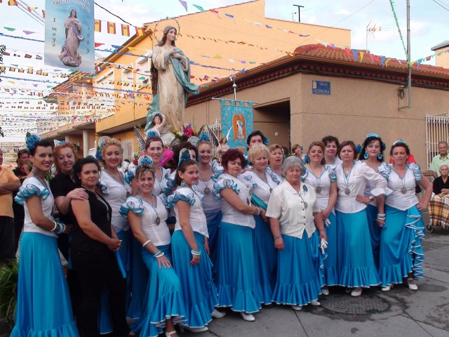 Sangonera la Verde rinde tributo a la Purísima con una romería que congregó a cientos de fieles - 1, Foto 1