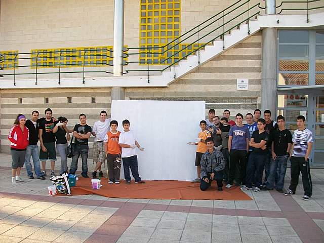 25 jóvenes de Alguazas participan en un Taller de Grafiti - 1, Foto 1
