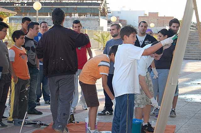 25 jóvenes de Alguazas participan en un Taller de Grafiti - 3, Foto 3