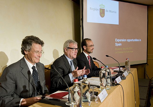 Valcárcel exhibe las ventajas competitivas de la Región ante una treintena de representantes de grandes grupos empresariales europeos - 1, Foto 1