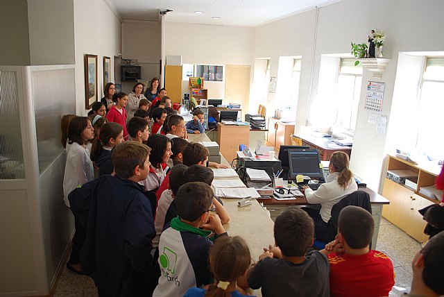 Escolares del colegio San Pablo visitan el Ayuntamiento de Abarán - 1, Foto 1
