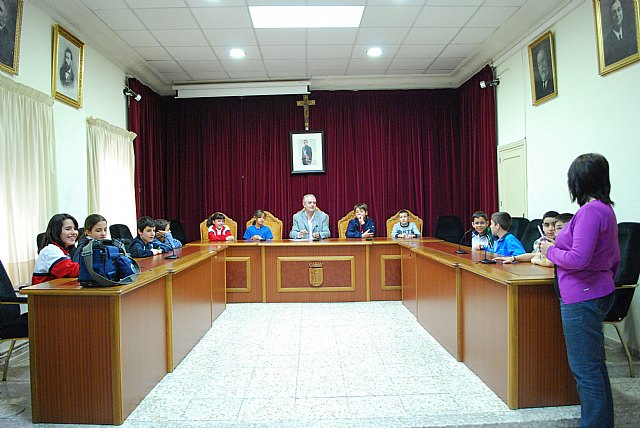 Escolares del colegio San Pablo visitan el Ayuntamiento de Abarán - 2, Foto 2