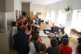 Escolares del colegio San Pablo visitan el Ayuntamiento de Abarn