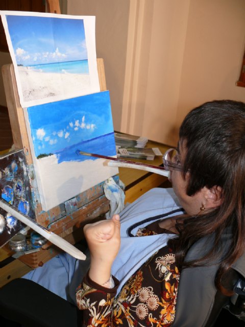 Desde el viernes 7 hasta el día 30 de mayo se puede contemplar la Exposición de Pintores con la Boca y el Pie - 4, Foto 4