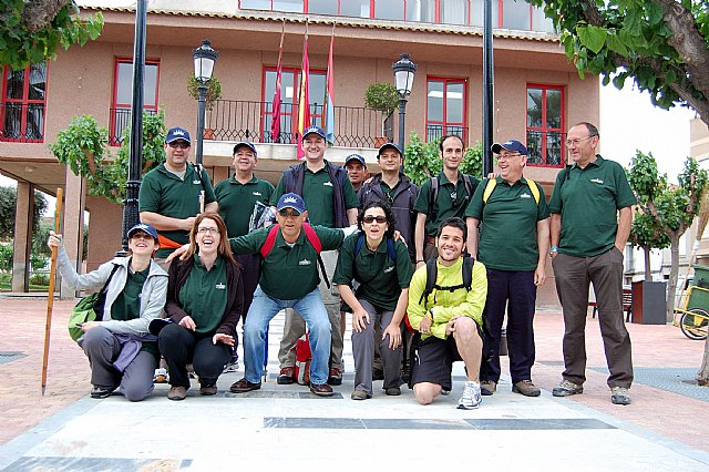 El alcalde de Alguazas recibe a 15 peregrinos - 1, Foto 1