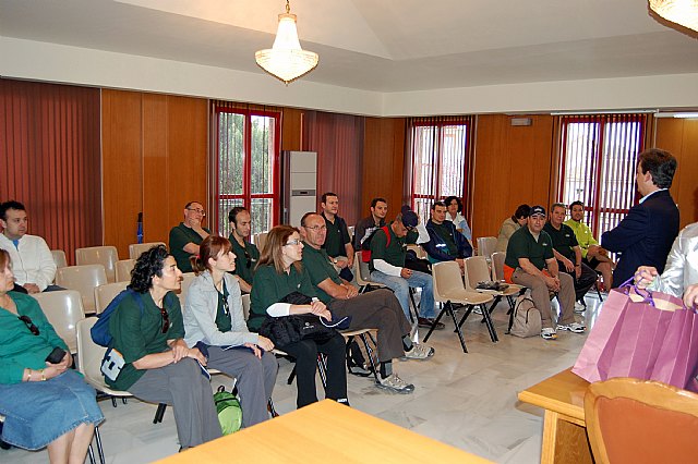 El alcalde de Alguazas recibe a 15 peregrinos - 2, Foto 2