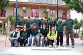 El alcalde de Alguazas recibe a 15 peregrinos
