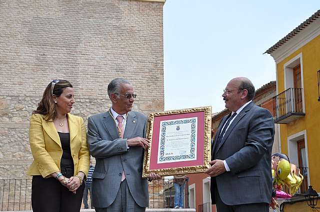 Francisco del Amor recibe el título de Hijo Predilecto de la Ciudad de Mula en el marco de las Fiestas de San Isidro, patrón de la huerta - 2, Foto 2