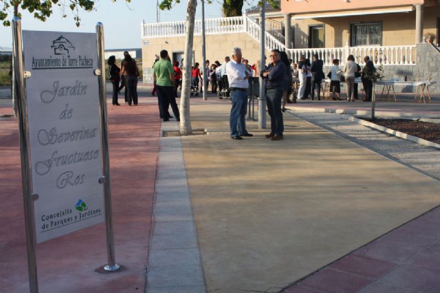 Inaugurada un jardín en Balsicas en homenaje a Severina Fructuoso Ros - 3, Foto 3