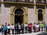 Concentración silenciosa en señal de repulsa y condena por el último caso mortal de violencia de género en la Región de Murcia