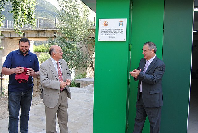 El delegado del Gobierno y el alcalde de Cieza inauguran las obras de mejora del Club de Piragüismo - 1, Foto 1