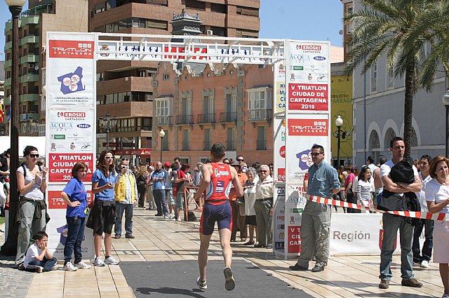 Gran espectáculo deportivo en el V Triatlón Ciudad de Cartagena - 5, Foto 5