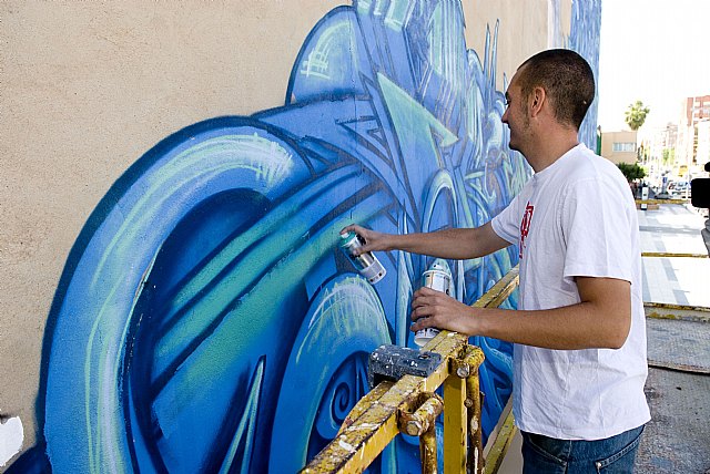 Nuevos graffitis decoran las calles de Cartagena - 2, Foto 2