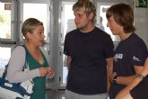 La directora del Instituto de la Juventud visita a los 'Corresponsales juveniles' ilorcitanos