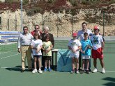 Celebrado el ‘Campeonato regional benjamn de tenis’ en Mazarrn