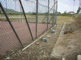 El PSOE denuncia el estado de 'abandono' de las instalaciones deportivas de Purias, La Campana y el paraje de Los Jopos