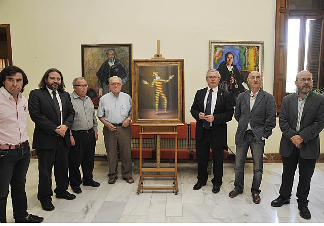 La familia de García Espinosa dona un cuadro del pintor a la Universidad de Murcia - 1, Foto 1