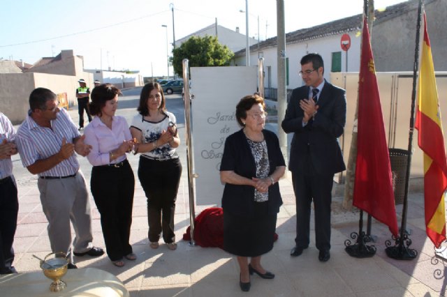 Inaugurado un jardín en Balsicas en homenaje a Juan Sanmartin Ros - 1, Foto 1