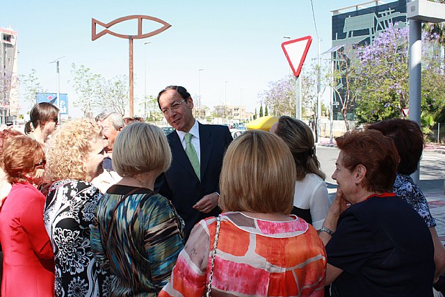 Una escultura inaugurada hoy por el Alcalde identifica a Murcia como Ciudad Sostenible - 1, Foto 1