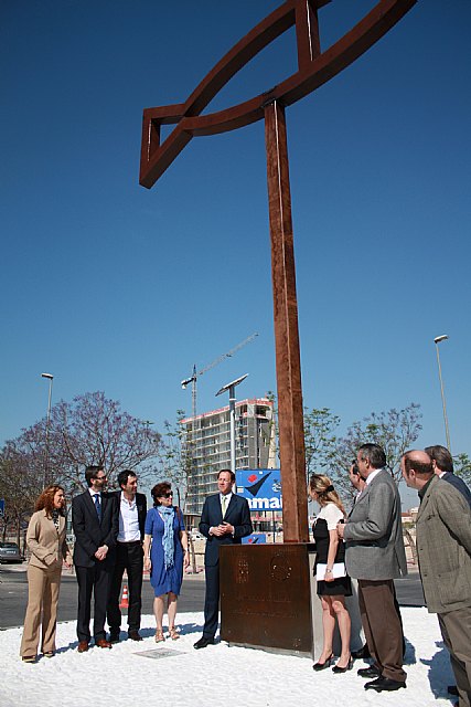 Una escultura inaugurada hoy por el Alcalde identifica a Murcia como Ciudad Sostenible - 3, Foto 3