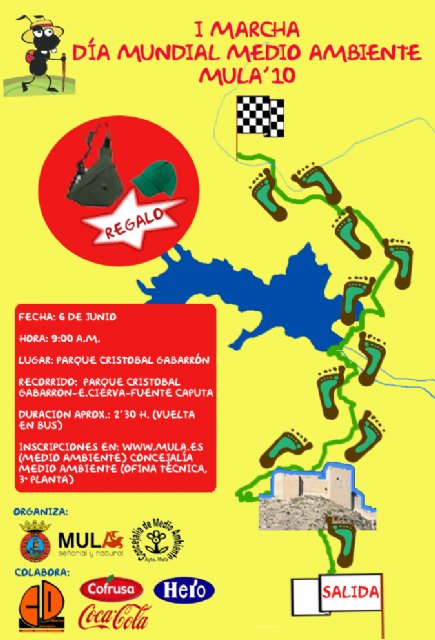 La I Marcha por el Día Mundial del Medio Ambiente recorrerá  el Castillo, el embalse de La Cierva y llegará  hasta Fuente Caputa - 1, Foto 1