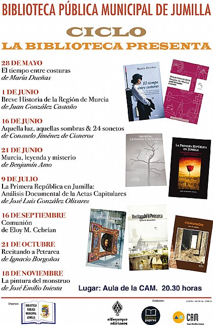 Programado un ciclo de presentación de libros bajo el título 'La Biblioteca Presenta' - 1, Foto 1