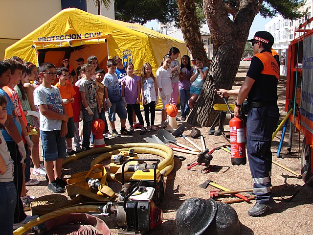 Protección Civil inicia la campaña de verano en los Colegios e Institutos de San Pedro del Pinatar - 1, Foto 1