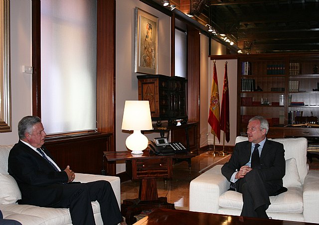 El jefe del Ejecutivo murciano recibe al embajador de México en España, Jorge Zermeño Infante - 2, Foto 2