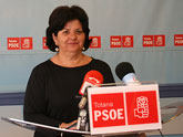 Rueda de prensa PSOE Totana. Pleno mayo