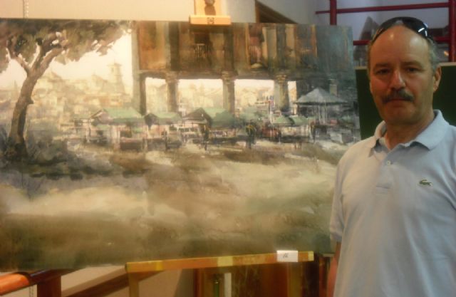 Un bilbaíno gana el Concurso de Pintura al Aire Libro 'Casco Antiguo de Cehegín' - 2, Foto 2