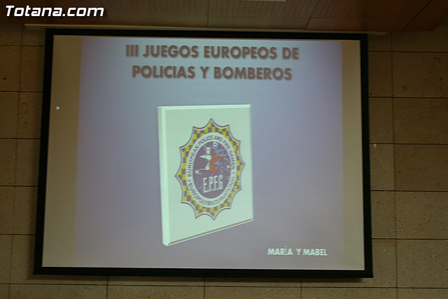 La Cabo Mara Beln Hernandez, en representacin de la Polica Local de Totana, participar en los III Juegos Europeos de Policas y Bomberos - 2