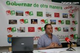 IU+LV: Los presupuestos del Ayuntamiento de Totana son tardíos, irreales e inservibles