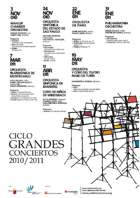 El ‘Ciclo Grandes Conciertos’ traerá a la Región de Murcia “orquestas de relevancia internacional” de seis países - 2, Foto 2