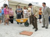 El Alcalde de Lorca y el Consejero de Poltica Social ponen la primera piedra del Punto de Atencin a la Infancia de La Paca