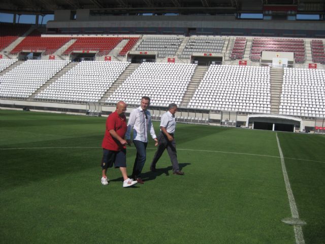 Puesta a punto del estadio Nueva Condomina para el partido España-Polonia - 1, Foto 1