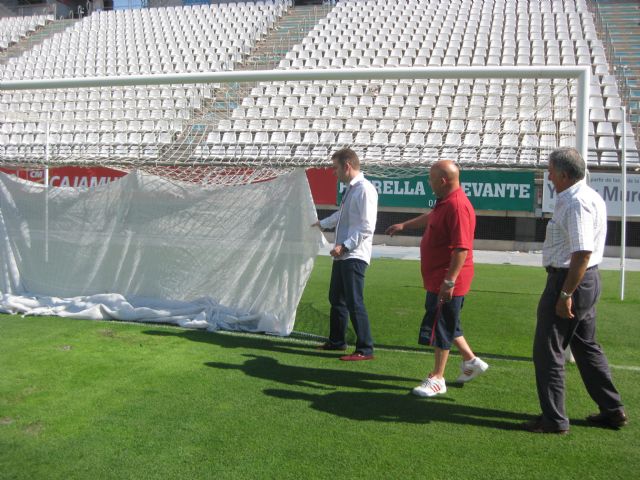 Puesta a punto del estadio Nueva Condomina para el partido España-Polonia - 3, Foto 3