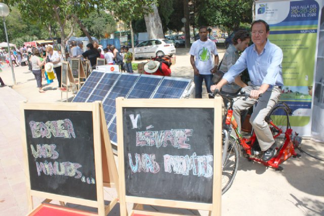 El Alcalde visita El Malecón, convertido en el mejor escaparate de la gestión ambiental realizada en Murcia - 4, Foto 4