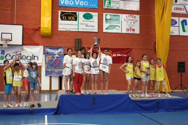 Los triatletas cehegineros dan la talla en la Final Regional Escolar - 1, Foto 1