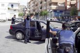 Simulacro policial en una joyería mazarronera