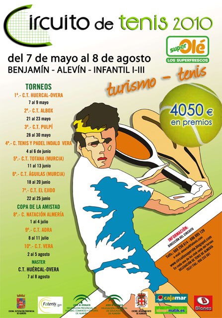 El Club de Tenis Totana sede del circuito SuperOlé de tenis, Foto 1