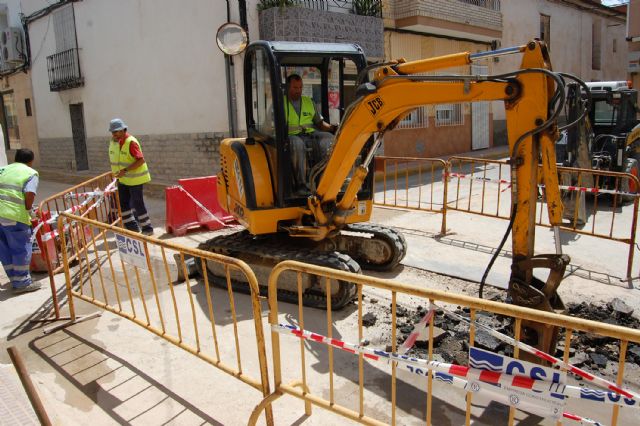 Arrancan las obras de reforma de las calles Reloj y Mayor de Lorquí - 2, Foto 2