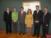 María del Carmen Pelegrín y Beatriz Hontoria reciben al Embajador de Brasil en España