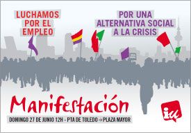 El próximo domingo 27 de junio Izquierda Unida saldrá a la calle - 1, Foto 1