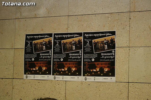 Las fiestas en honor al patrón de Totana arrancarán con el concierto Aquellos maravillosos años… de la mano del mítico grupo Shanny´s, Foto 5