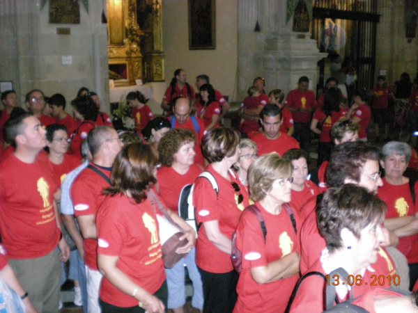Cerca de un centenar de peregrinos ganan el jubileo en la II Peregrinacin a Caravaca de la Cruz - 10